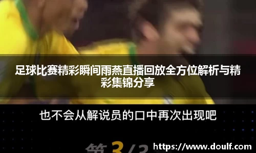 足球比赛精彩瞬间雨燕直播回放全方位解析与精彩集锦分享
